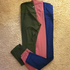 {Lulu} 🍋 3 Legging Bundle